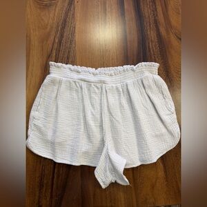 Aerie High Waist White Women's Shorts